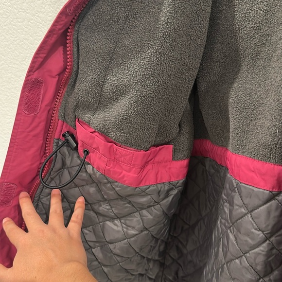 Lands Ends Hot Pink Jacket Petite Size XS 2-4 Good Condition - Picture 15 of 17